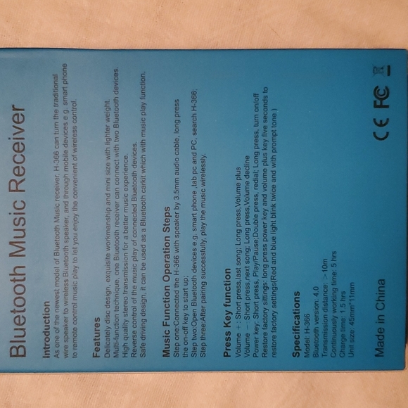 Bluetooth Receiver - New in Box - Multiple Available - Picture 3 of 6